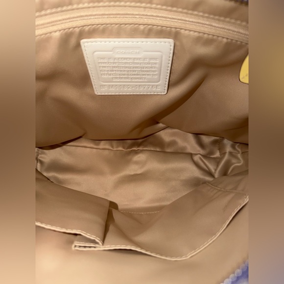 Coach Yellow and Purple Signature Tote - Picture 12 of 13